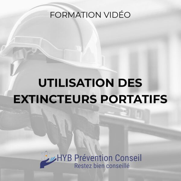 Utilisation des extincteurs portatifs
